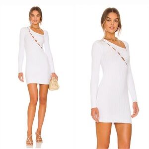 Cotton Citizen Capri Cut Out Dress in White XS NWT